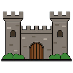 illustration of castle