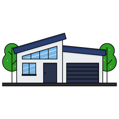 vector illustration of a house
