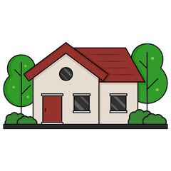 illustration of house