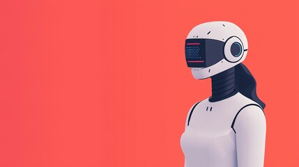 Ai interaction event with people digital space concept art abstract environment futuristic viewpoint