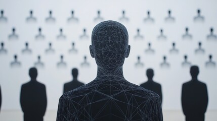 Exploring the intersection of humanity and technology the machine system chaos at gigapixel standard scale