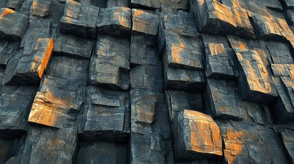 Dramatic rocky landscape with rugged cliffs and boulders in phuangmany nature photography gigapixel perspective