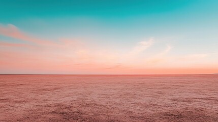 Vast minimalist landscape open plains at sunset photography tranquil environment wide angle view serenity concept