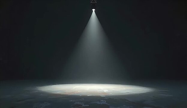 spotlight on stage cinematic spotlight, concert stage background, theater spotlight light, dramatic lighting background, empty stage spotlight, professional stage lighting, spotlight video background,