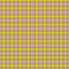 Yellow and Beige Seamless Plaid Tartan Pattern Background