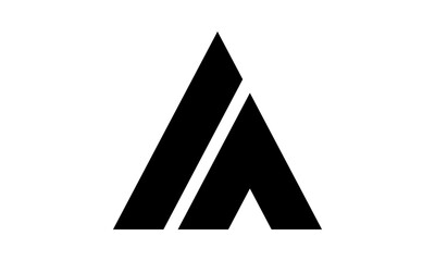 Abstract Letter A Logo Design	
