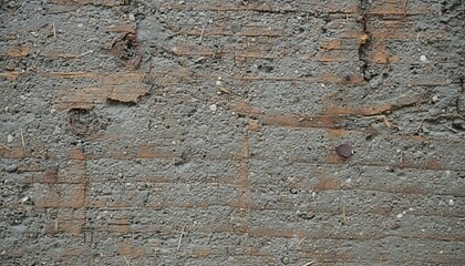 Rough Textured Concrete and Wood Surface Close-up.
