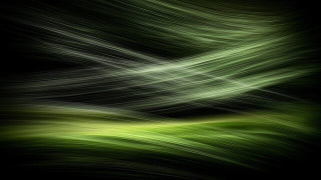 Abstract green textures blending with nature, evoking an environmental and serene mood.