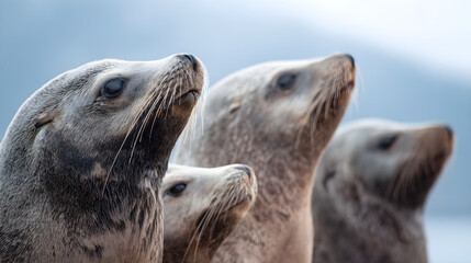Naklejka premium sea lion