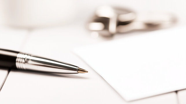 A professional business card with elegant corporate design, representing modern business identity. - Powered by Adobe