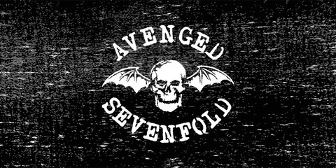 logo of the heavy metal band Avenged Sevenfold from Huntington Beach, California, United States of America. isolated vector
