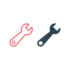 Spanner icons set template vector illustration.