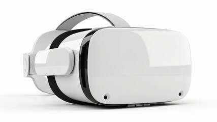 High-Quality White Virtual Reality Headset for Gaming and Viewing Experiences
