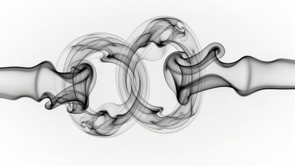 Abstract Black and White Smoke Patterns for Unique Art Decor
