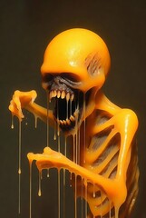 3d rendered illustration of a skeleton