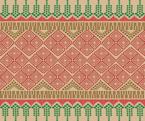 seamless knitted pattern