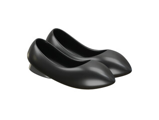 flat shoes icon 3d illustration render