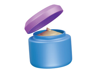 lotion cream 3d icon 3d illustration render