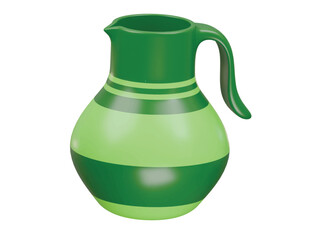 russian crockery icon 3d illustration render