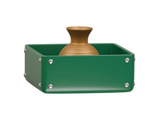 pottery dryer icon 3d illustration render