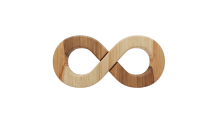 Wooden Infinity Symbol