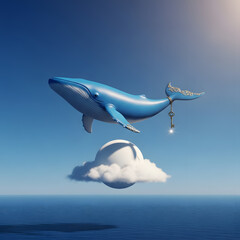 Minimal surreal visual concept blending simplicity imagination and abstract ideas