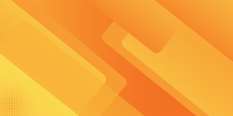 Abstract orange and yellow geometric background. Dynamic shapes composition. Cool background design for posters.