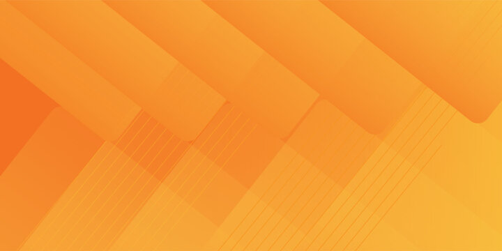 Abstract orange and yellow geometric background. vector