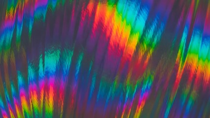 Obraz premium Rainbow Echoes: Colorful Abstract Gradient