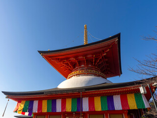 色鮮やかな中山寺の大願塔