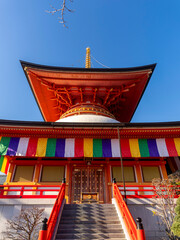 色鮮やかな中山寺の大願塔