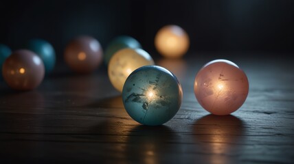 bowling ball on the table