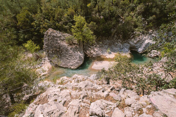 mountain river canyon