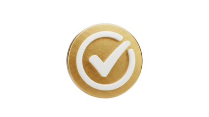 Gold Checkmark Icon