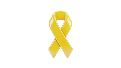 Yellow Awareness Ribbon