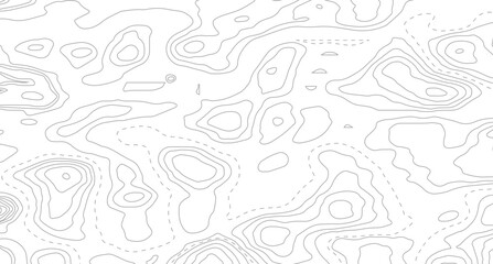 Topography background. Vector banner. Topography map background. Background of the topographic map. Topographic map lines, contour background.  © Mst