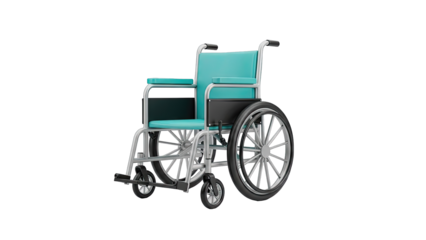Turquoise Wheelchair