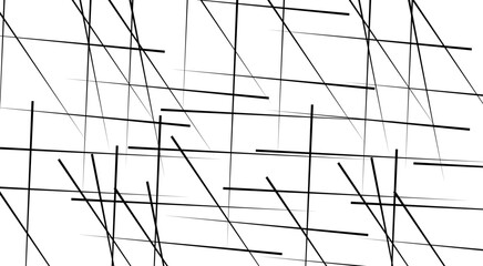 Geometry background with grey diagonal lines. seamless random chaotic digital line business concept. abstract golden stroke lines vector background texture. 