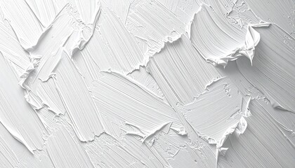 Thick White Paint Brush Stroke Texture Icon Set