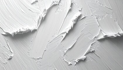 Textured White Paint Strokes Background for Icon Set