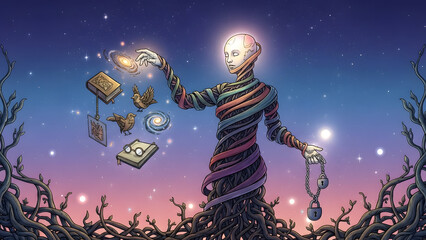 Concept of giving human characteristics to non human objects