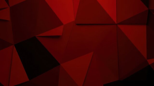 Abstract red and black geometric pattern. Red background - Powered by Adobe