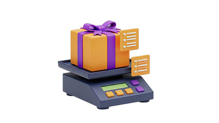 Gift on a Digital Scale with Checklists
