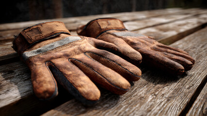 Industrial cutting tool detail contrasted with organic wood textures in abstract layout