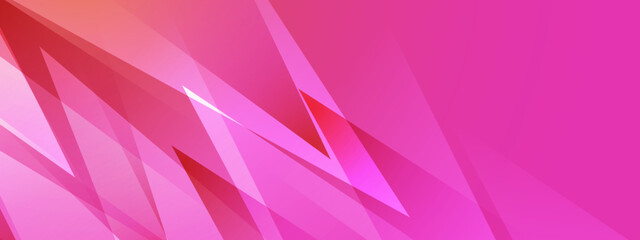 Pink backdrop with geometric angles. Ideal for modern designs, tech concepts, or feminine branding with a contemporary twist