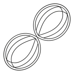 Dynamic Infinity Symbol with Looped Lines Abstract Logo