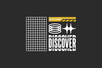 streetwear urban fashion template for printing