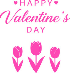 Happy Valentine's Day. Nostalgic Love Letter. Mail, letter or stationery theme. Vintage style postcard. Transparent background EPS version.