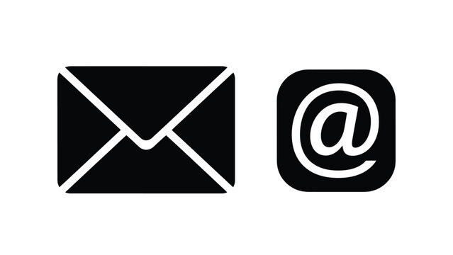 email icon with envelope and at symbol