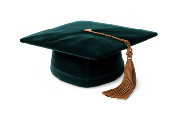 Graduation cap symbolizing academic achievement and success, representing higher education milestones and future career prospects